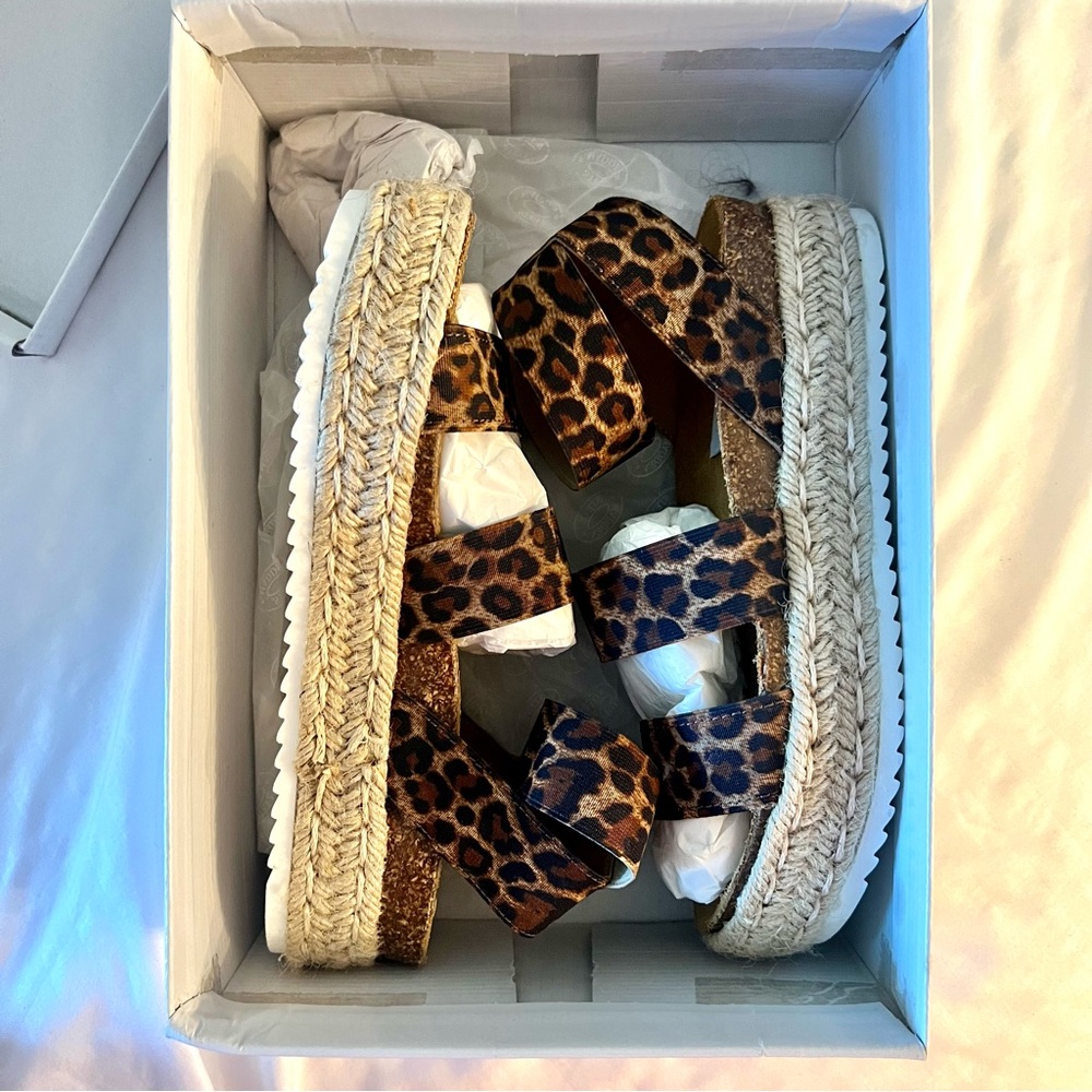 Steve Madden kimmie Leopard Platform NEW
